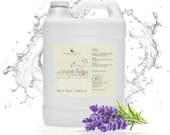 Lavender Water Hydrosol - 100% Pure Organically Sourced Steam Distilled Floral Hydrating Facial Skin Body Toner Cleanser Mist Bulk Wholesale