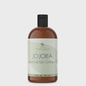 Unrefined Golden Jojoba Oil: Cold Pressed, Non-GMO, Cosmetic Grade Carrier (4oz - 1Gal) -Bulk 16 Fluid ounces
