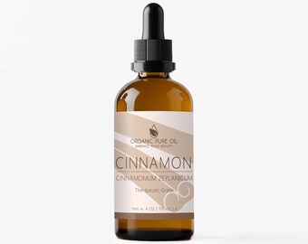 Cinnamon Essential Oil | 100% Pure, Undiluted, Steam Distilled, Aromatherapy, Bark Therapeutic for Skin, Soap, Candles, Lotion, Perfume