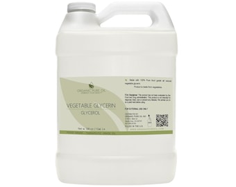 Pflanzliches Glycerin: Non-GMO, Kosmetik, Lebensmittelqualität, DIY Seifenbasis (128 Unzen) -Bulk