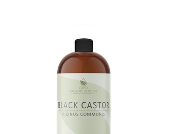 Refined Jamaican Black Castor Oil: Hexane-Free, Cold Pressed, Hair Growth & Skin Moisturizer (4oz - 1Gal)