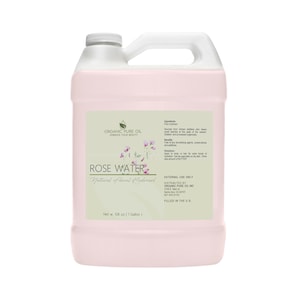 Rose Water Hydrosol - 100% Natural Pure Organically Sourced Steam Distill Floral Water Facial Toner Cleanser Bulk Wholesale 1 Gallon 128 oz
