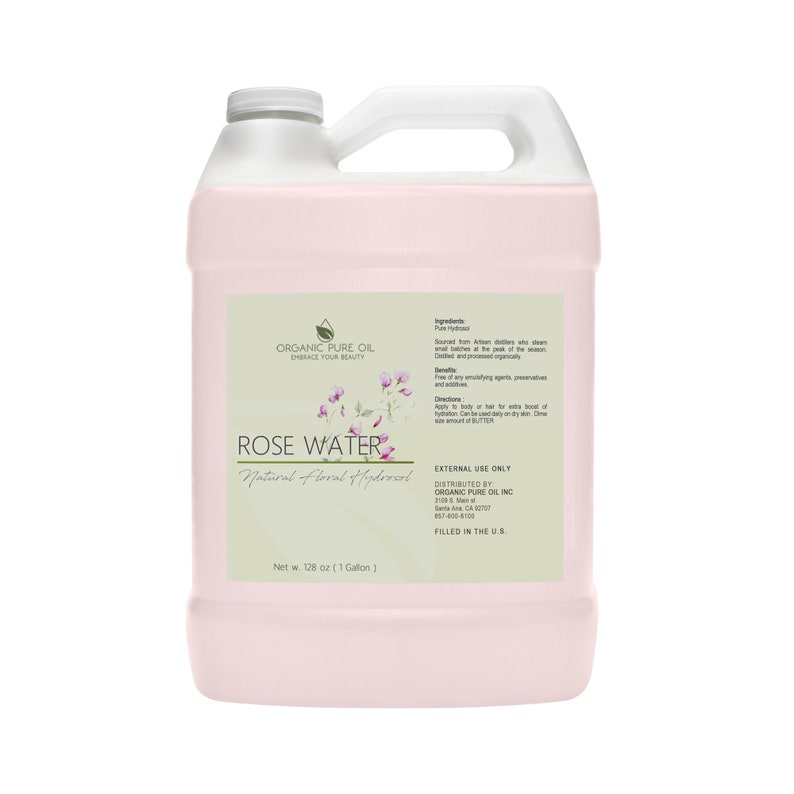 Rose Water Hydrosol 100 Natural Pure Organically Sourced Etsy