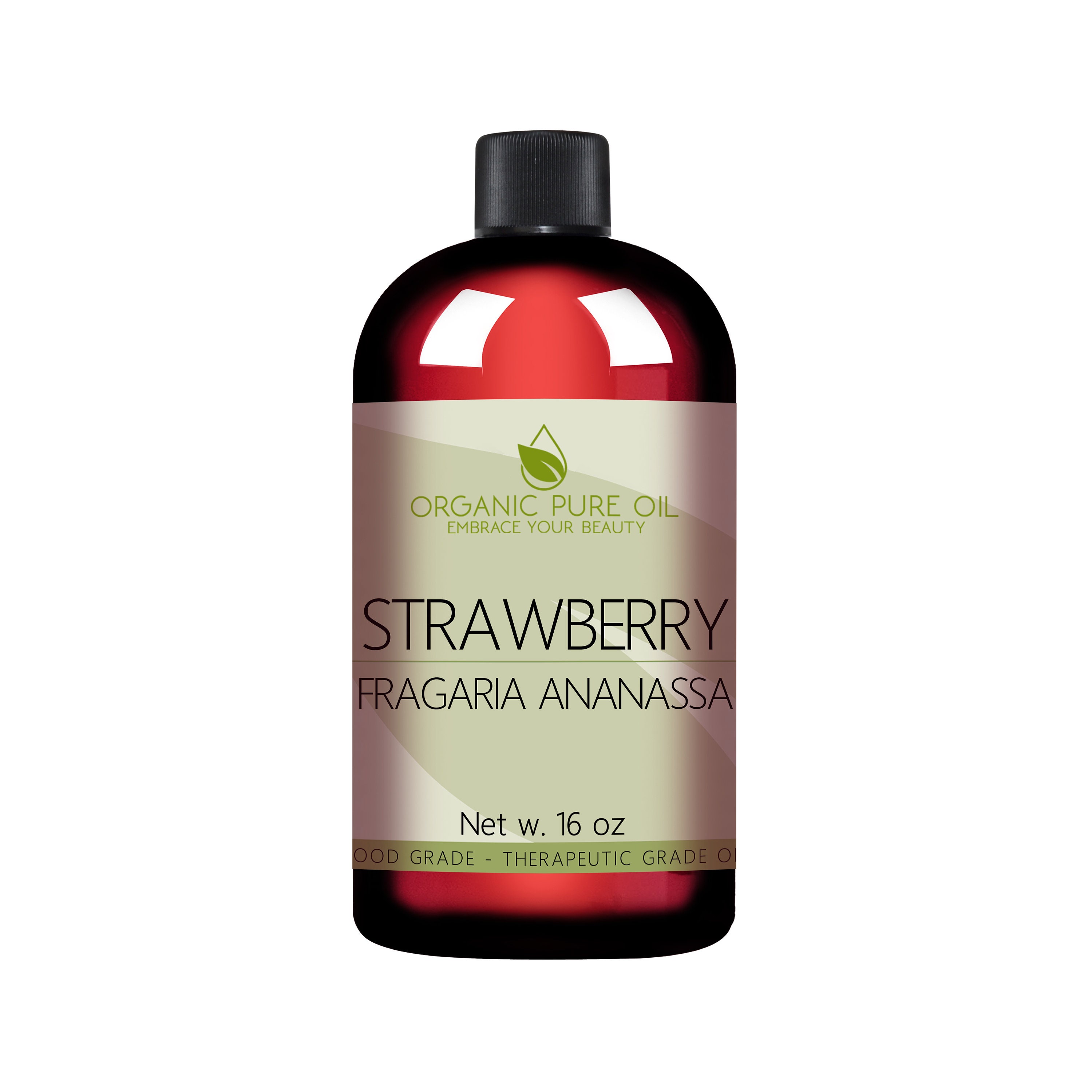 Organic Strawberry Seed Carrier Oil Cold Pressed Vegan Face Oil Fragaria  Ananassa France Antiaging Heals Acne Hydrating Antioxidant 
