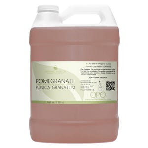 Pomegranate Seed Oil - Pure, Unrefined, Cold Pressed, Bulk Wholesale Carrier Oil 128 oz 1 Gallon Hair Skin Face DIY