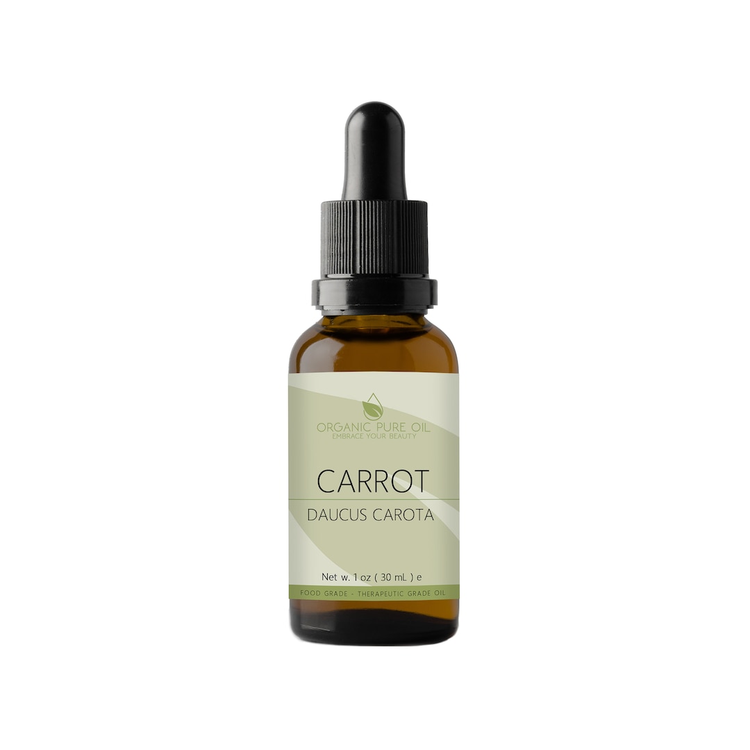 Carrot Seed Carrier Oil 100 Pure Unrefined Cold Pressed Etsy