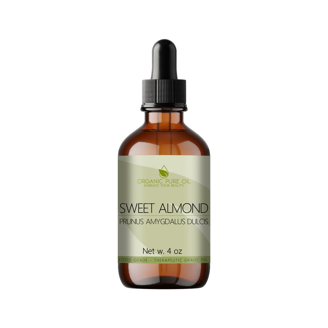 Sweet Almond Oil 100% Pure Unrefined Cold Pressed Vegan - Etsy