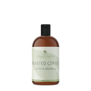 Roasted Coffee Bean Oil | Pure, Unrefined, Cold Pressed, Non-GMO, Cruelty-Free 8 OZ Skin Nail Hair Facial Care