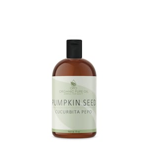 Pumpkin Seed Oil | Pure, Unrefined, Cold Pressed, Non-GMO, Vegan 8 OZ All Natural Skin Hair Nail Beard Facial Care