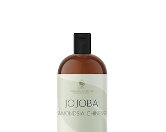 Unrefined Golden Jojoba Oil: Cold Pressed, Carrier Oil, Salon Quality Skin & Haircare (4oz - 1Gal)