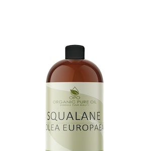 Squalane Oil | Pure Non-GMO Refined Derived from Olives Hair Skin Body Moisturizing Nourishing