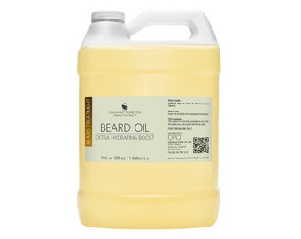 Unscented Beard Oil Conditioner: All Natural, Non-GMO Facial Hair, Mustache Treatment -Bulk
