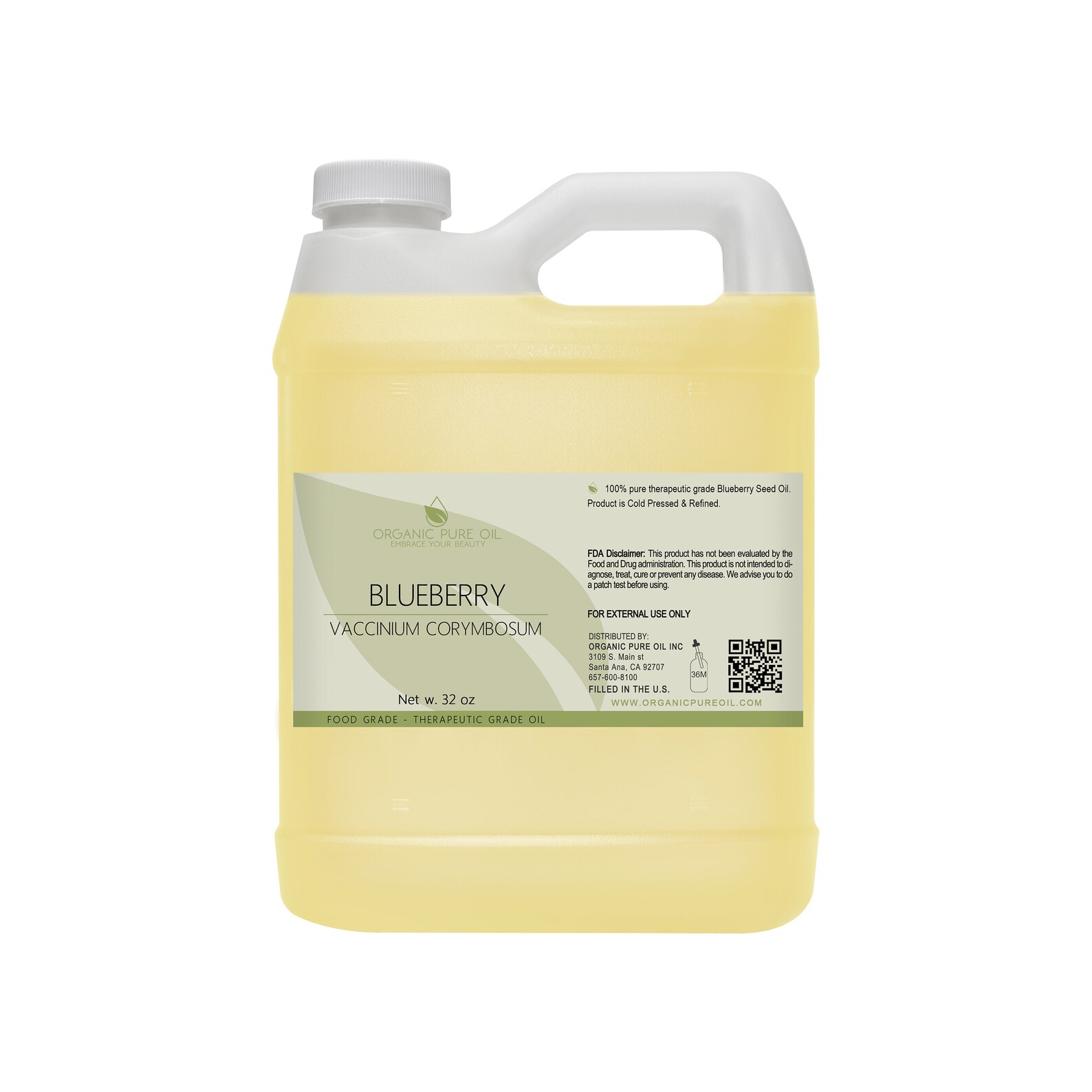 Refined Blueberry Seed Oil 100 Pure Unscented Filtered Etsy