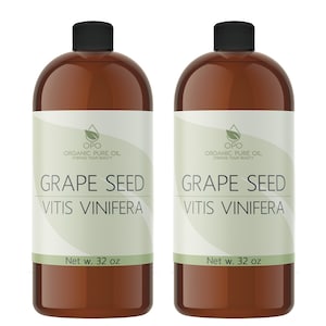 Grapeseed Oil - Pure Unrefined Cold Pressed Raw Uncut Wine Grapes Bulk Wholesale Skin Hair Nail Care Cosmetic Formulation Soaps Cream