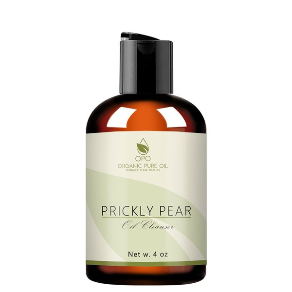 Prickly Pear Oil Cleansing Oil for Face – Cleanses, Moisturizes, and Hydrates - Prickly Pear Plant Deep Cleansing Oil.