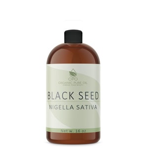 Black Seed Oil - 16 oz - Pure Non-GMO Vegan Bulk Cosmetic Formulation Soaps DIY Project Lotions Creams Skin Care
