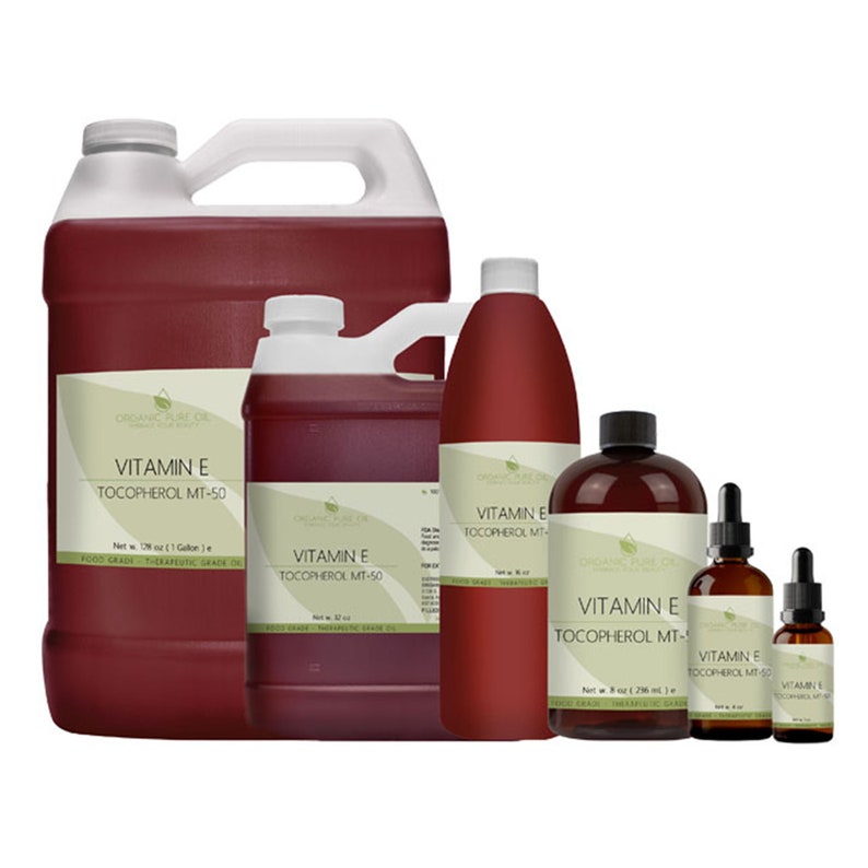 Bulk Vitamin E Oil Multiple Size 100 Pure NonGMO Full Etsy