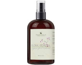 Hidrosol de pepino: destilado al vapor, tónico facial natural, limpiador, sin OMG, vegano, cuidado de la piel y el cabello (226 ml)