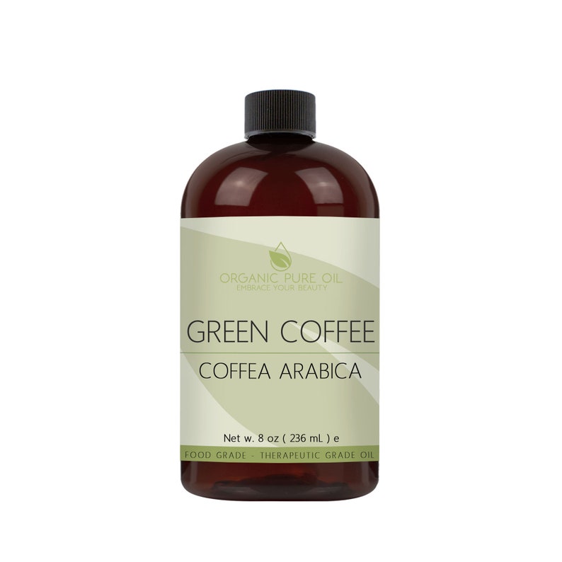 Green Coffee Bean Oil 100 Pure Unrefined Cold Pressed Etsy