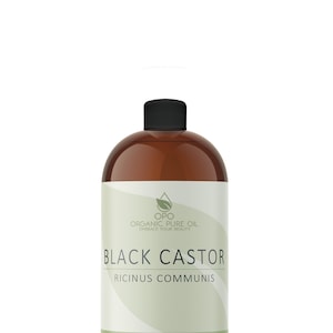 Jamaican Black Castor Carrier Oil | Pure, Unrefined, Smoky Smokey 8 OZ Non-GMO, Natural Skin Hair Nail Facial Care Moisturizer Cosmetic