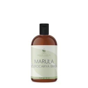 Marula Kernel Oil | Pure Unrefined,Cold Pressed Non-GMO Extra Virgin Carrier Oil - 8 oz - for Face, Skin, Hair, Body Care, DIY Soaps