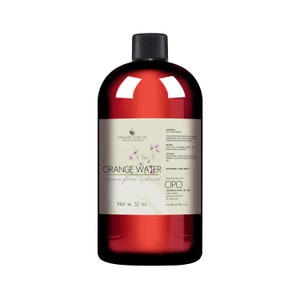 Orange Wasser Hydrosol - 100% reine organische Quelle 32 Unzen Dampf destilliert Blumen Feuchtigkeitsspendende Gesichts Haut Körper Toner Reiniger Großverkauf