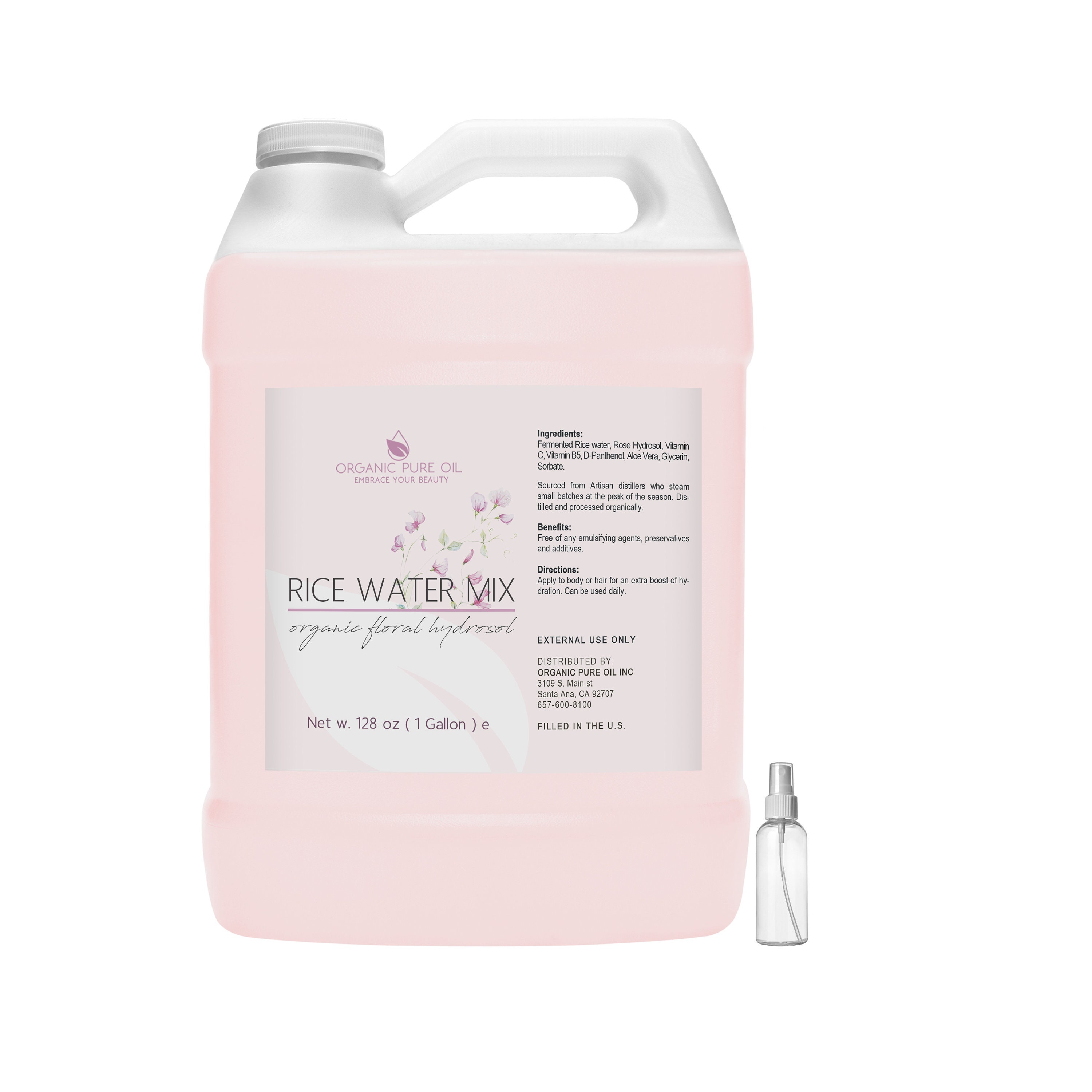 Bulk Fermented Rice Water Mixture 100 Natural Skin Body Etsy