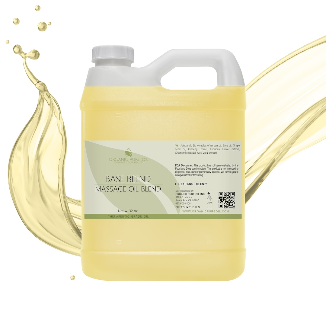 Bulk Massage Oil Base Blend Non GMO Therapeutic Aromatic Mixture for