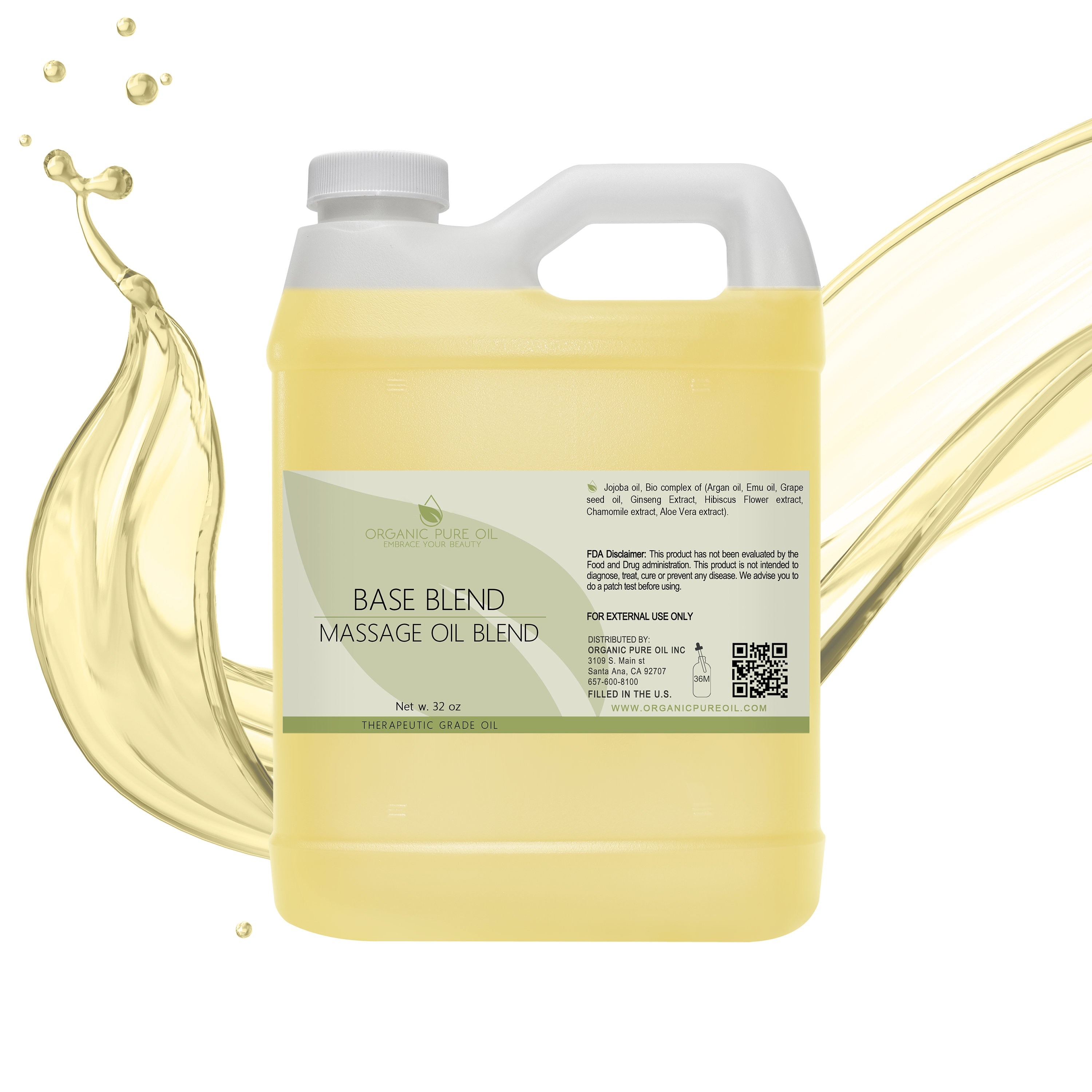 Bulk Massage Oil Base Blend Non GMO Therapeutic Aromatic Etsy