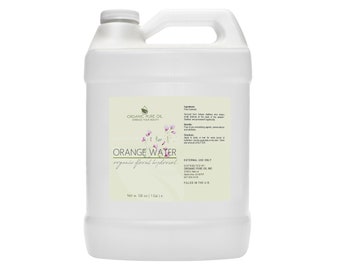 Orange Hydrosol: Dampfdestilliertes, florales feuchtigkeitsspendendes Gesichtswasser & Hautpflege-Reinigungstuch (8oz / 1Gal) -Bulk