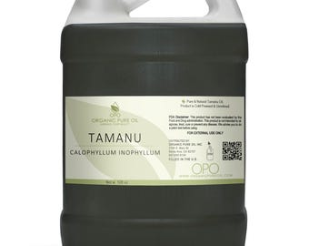 Unrefined Tamanu Oil: Cold Pressed, Uncut, Foraha, Natural Carrier (4oz - 5Gallons)-Bulk Wholesale