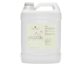 Hydrolat d'eau 10 fois vanille | 100% pur d'origine biologique 1 Gal distillateur à vapeur Floral hydratant peau du visage corps Toner nettoyer en gros