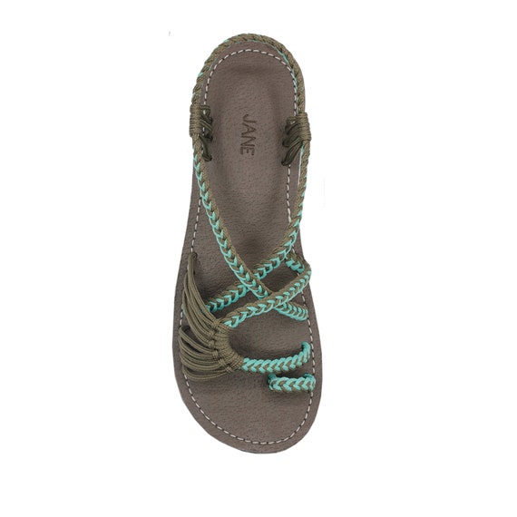 woven rope sandals