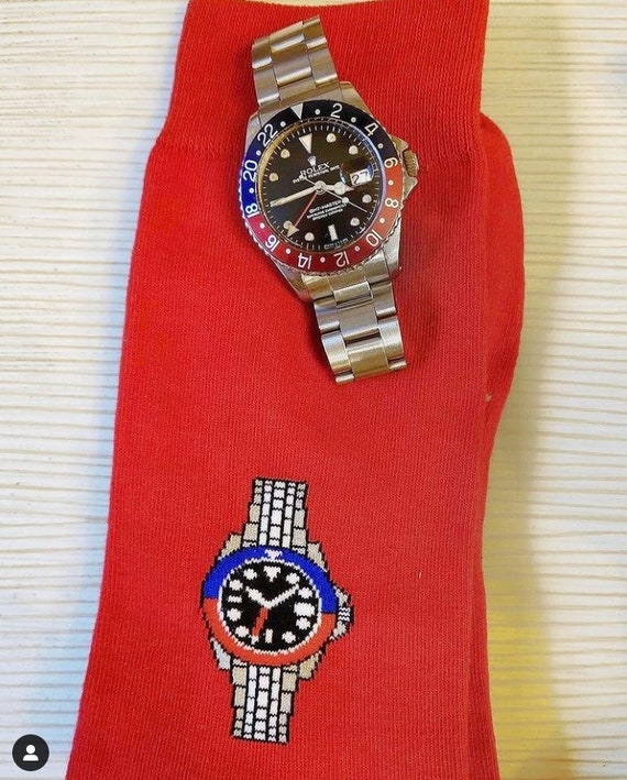 Rolex GMT Master II Pepsi Watch Socks 
