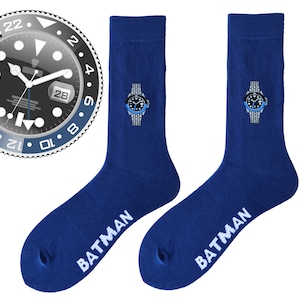 GMT-horlogesokken voor horlogeliefhebbers (blauw)