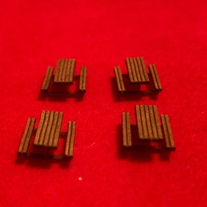 O, HO & N Scale Laser Cut Picnic Table Kit image 5