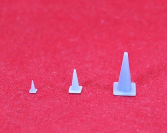 N, HO & O Scale 3D Printed Road Cones