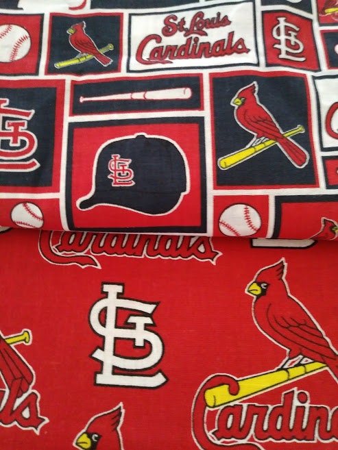 Saint Louis Cardinals Baseball Fabric 17x58 