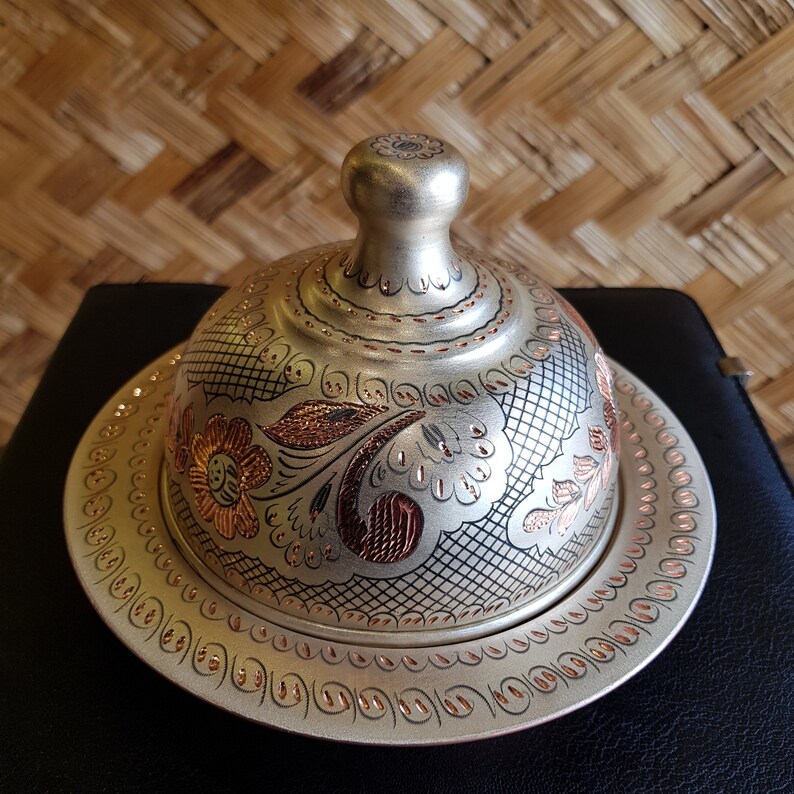 Handmade Sugar Bowl With Lid Turkish Delight Bowl Vintage Etsy