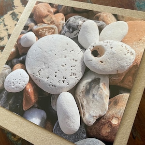 Handgemaakte kaart, gerecyclede kaart, kustkaart, unieke verjaardagskaart, konijnenkaart, milieuvriendelijke kaarten, ecokaart, gerecyclede kaarten, konijnenkaart