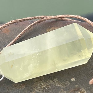 Citrine pendant, recycled sterling silver, citrine necklace, gift for him, handmade necklace, gift for her, ethical jewellery, boho necklace