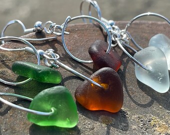 Sustainable Eco Friendly Sea Glass Hoop