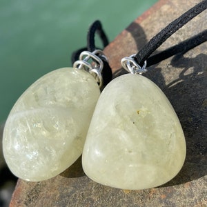 Citrine pendants, recycled sterling silver, citrine necklace, gift for him, handmade necklace, gift for her, ethical jewellery boho necklace