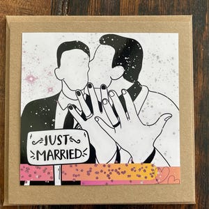 Schwule Hochzeitskarte, Schwule Hochzeit, für Sie und Ihn, Mr und Mr Karte, LGBTQ Hochzeitskarte, schwule Hochzeitskarte, gleichgeschlechtliche Hochzeitskarte, LGBT Karte