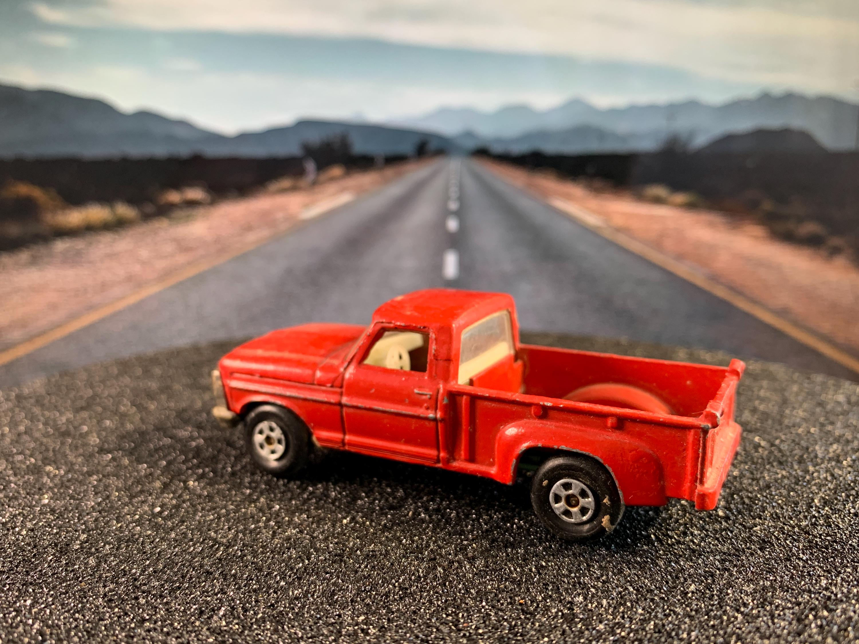 イギリスSuperfast製　6番　FORD PICK-UP American Pickup - Superfast Ford Pick up (A) No 6 Red