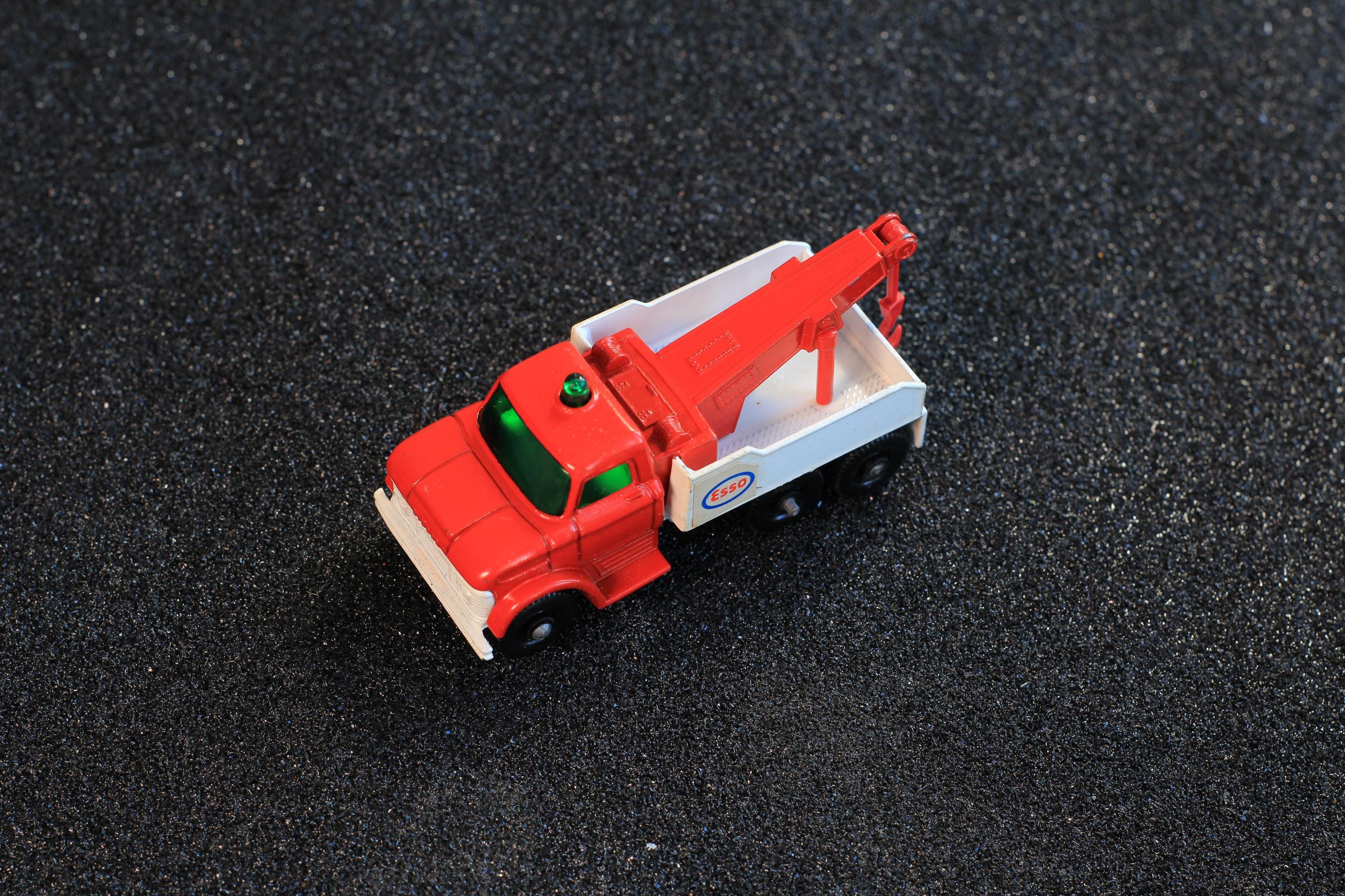 タンカー　ESSO　ミニカー　昭和レトロ 1980s Vintage Esso Scania Road Tanker - Esso Collection. Toy