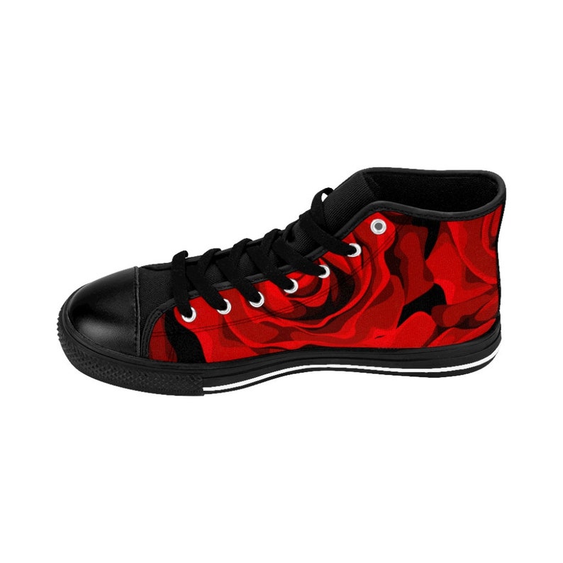 Rose Pattern Women/'s High-top Sneakers