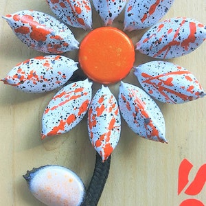 Phi Flyers Themed Bottle Cap Flower