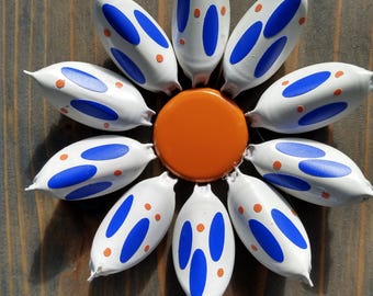 New York Knicks Bottle Cap Flower