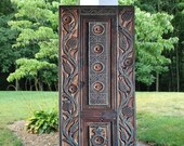 Rustic Barn Door, Antique Ottoman Doors, Carved King Queen Bed Headboard, Farmhouse Coffee Table,Dining Table, Reclaimed Wood Wall Art Decor
